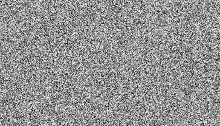 visualization of white noise, white and grey mottled