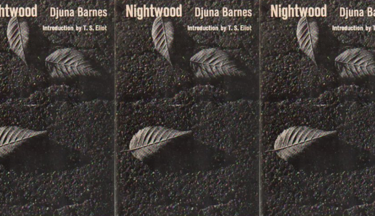 Nightwood cover in a repeated pattern