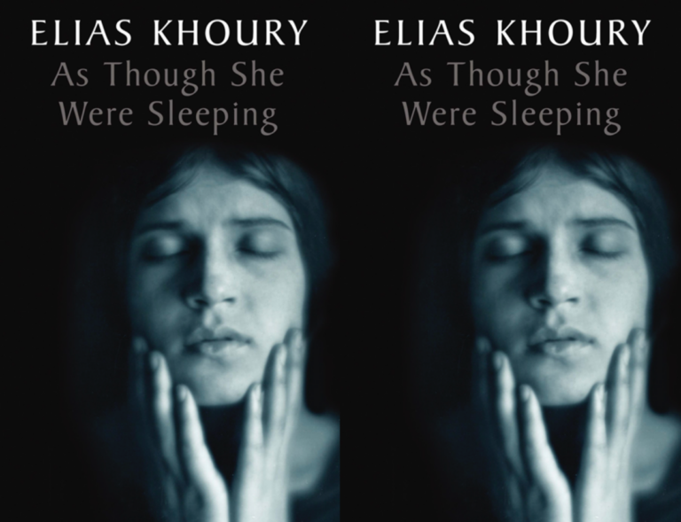 Cover art for As Though She Were Sleeping by Elias Khoury