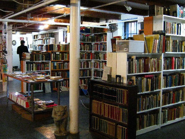 interior of a bookstore