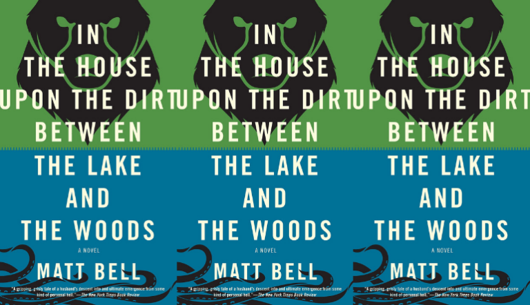 side by side series of the cover of In the House Upon the Dirt Between the Lake and the Woods are side by side.