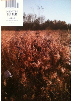 cover of the literary magazine Ninth Letter