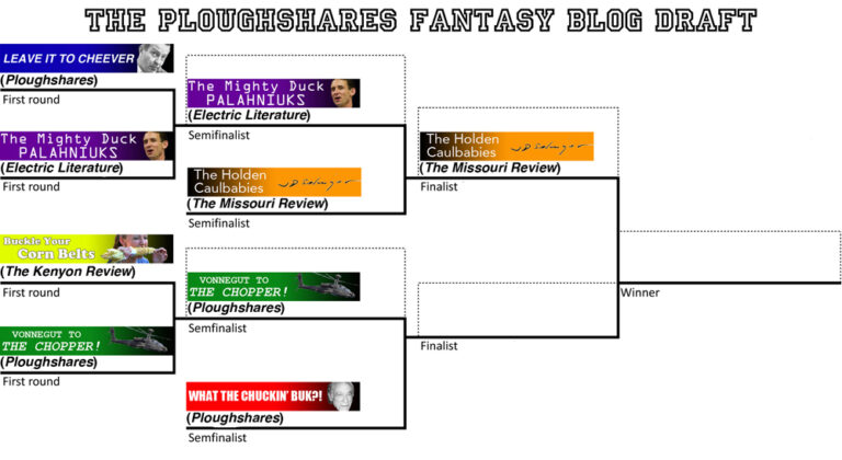 Ploughshares Fantasy Blog Draft Round 2 – Vonnegut to the Chopper! vs What the Chuckin’ Buk?!