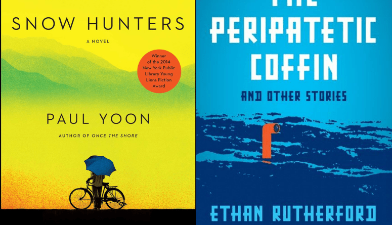 The two authors book covers side by side
