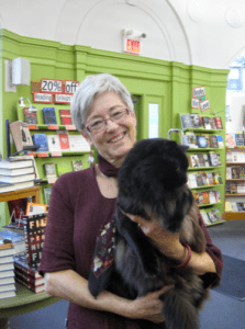 Person holds Spike, the cat