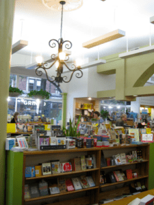 Inside of the book store