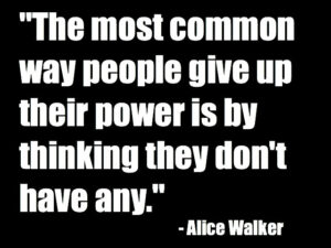 The most common way people give up