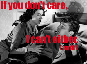 if you don't care
