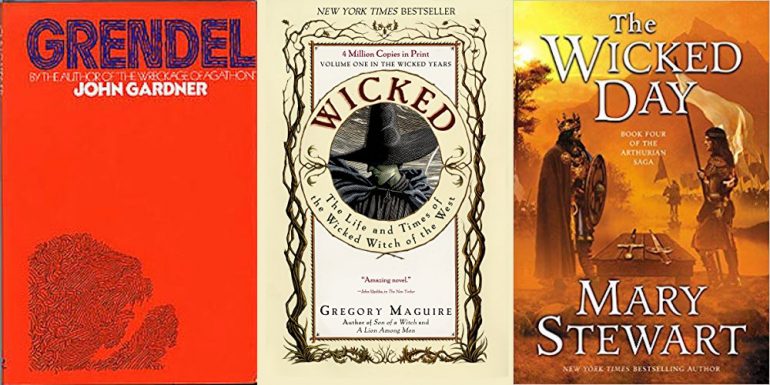 Covers for "Grendel" "Wicked" and "The Wicked Day"