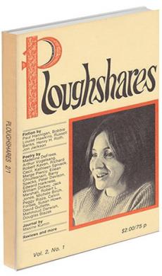 A journal cover of a black and white image of a white woman smiling