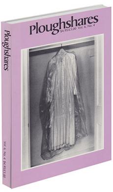 A journal cover of a black and white sketch of a dress in a dry cleaner's bag