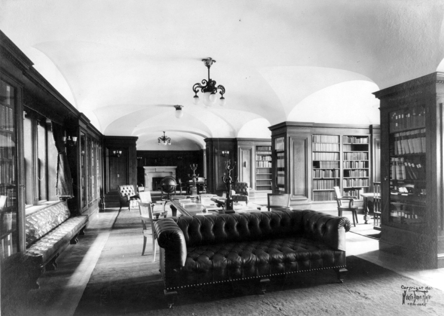interior of a library