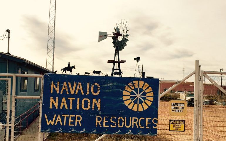 Picture of a water resources building of the Navajo Nation