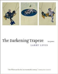 Book cover of the darkening trapeze