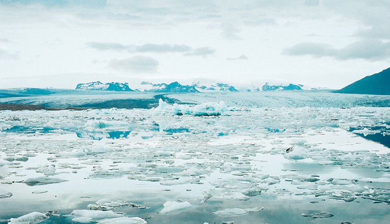 Glacier landscape