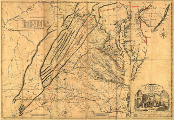 Map of Virginia