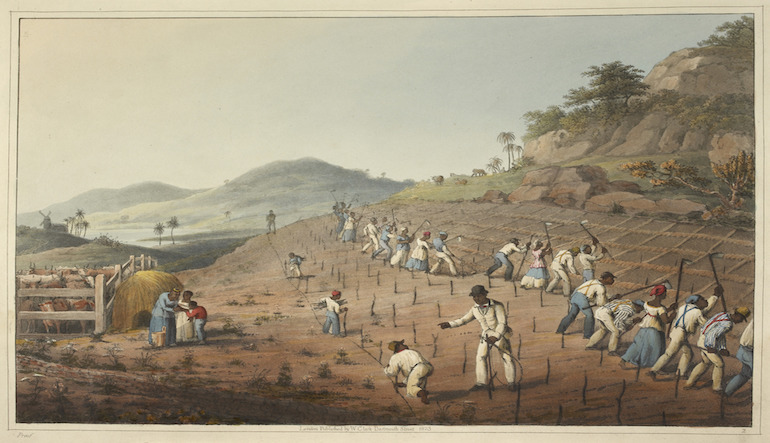 painting of workers 