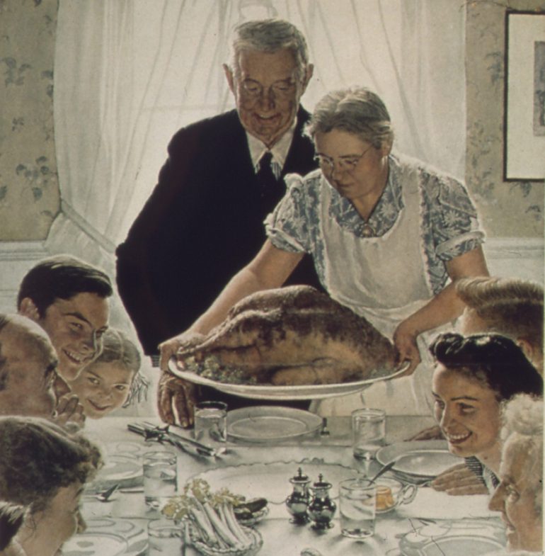 Freedom from Want picture by Norman Rockwell 