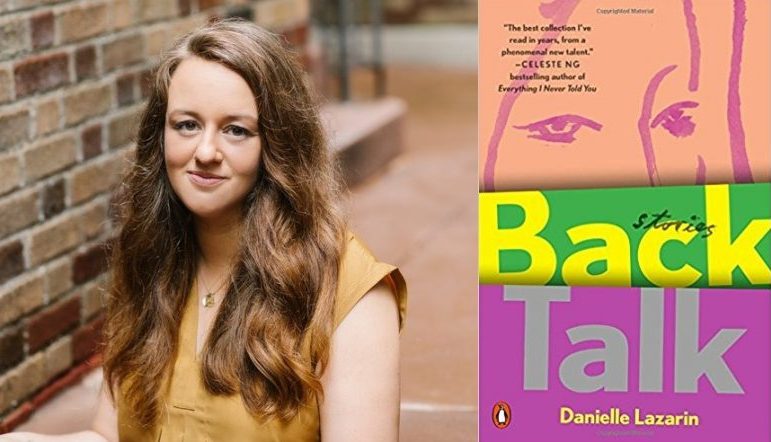 back talk book cover and Danielle Lazarin 