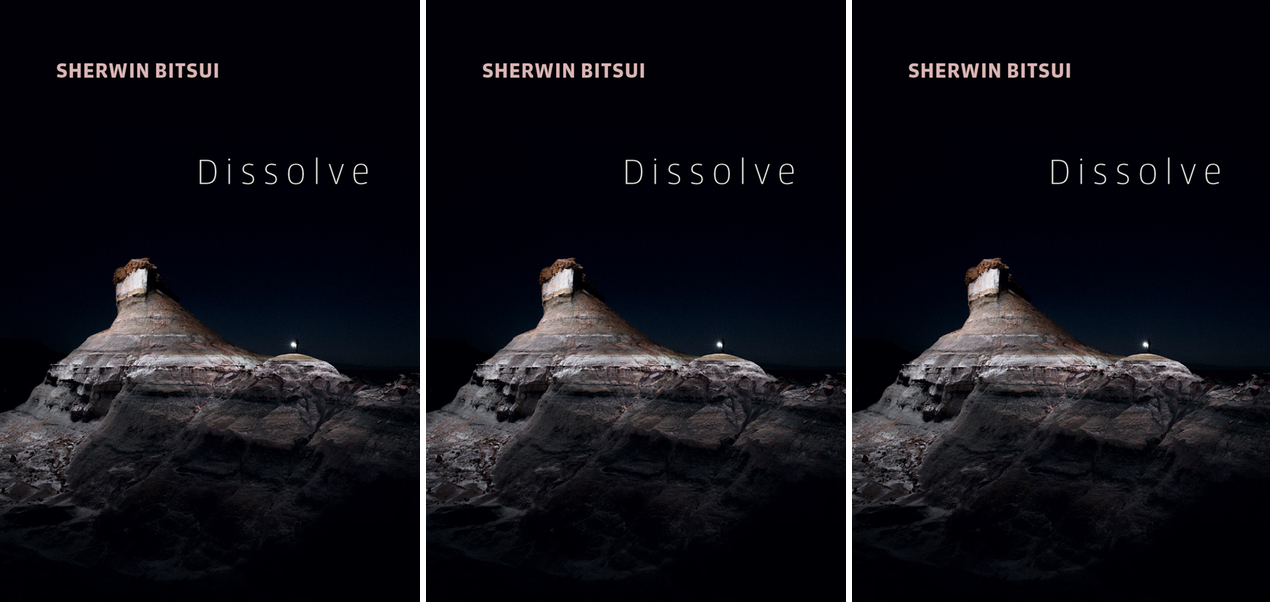 Cover art for Sherwin Bitsui's Dissolve in repeating pattern