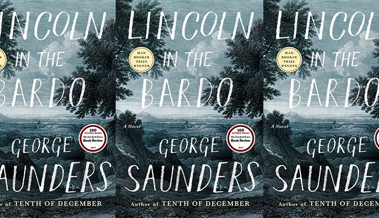 The cover for Lincoln in the Bardo
