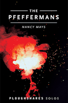 Image of a solo cover showing a hand holding several lit, red sparklers on a black background.