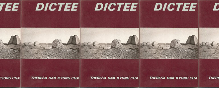 The Art of Conversation in Theresa Hak Kyung Cha’s Dictee