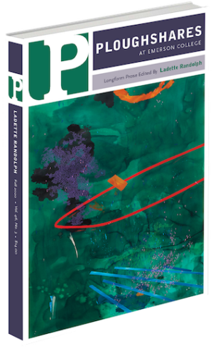 Image of a journal cover showing a green background with red, orange, and dark purple colors on top