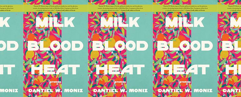 side by side series of the cover of Milk Blood Heat