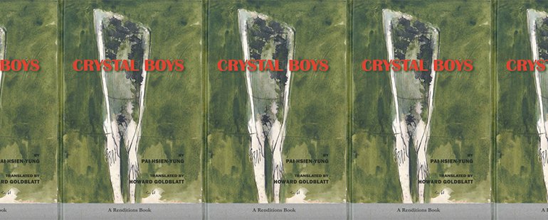 Side by side series of the cover of Crystal Boys