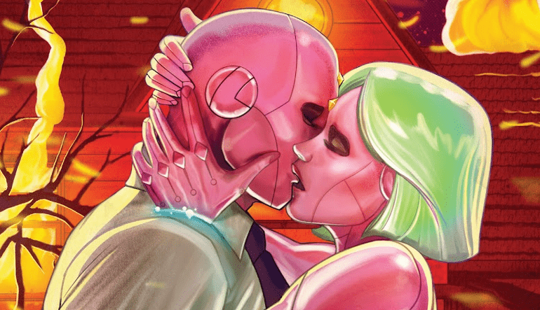 Art from The Vision mini series.