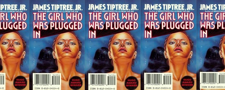 side by side series of the cover of The Girl Who Was Plugged In