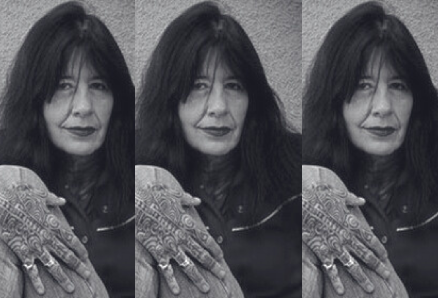 Black and white headshot of Joy Harjo
