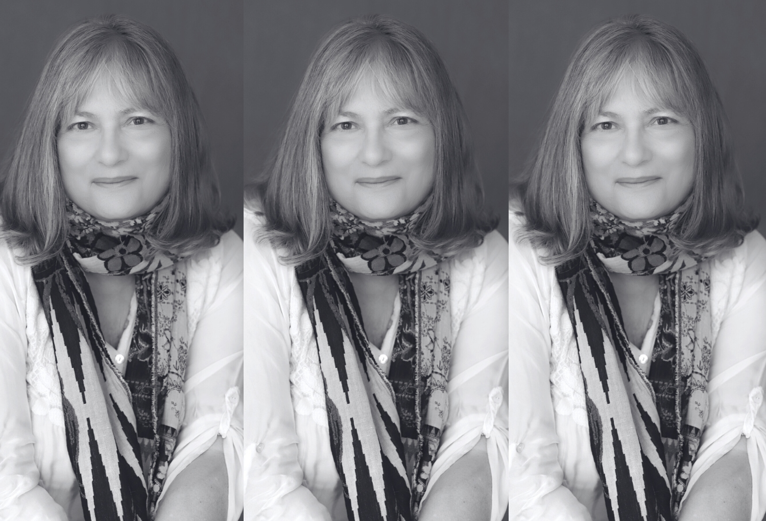 Black and white headshot of Alice Hoffman