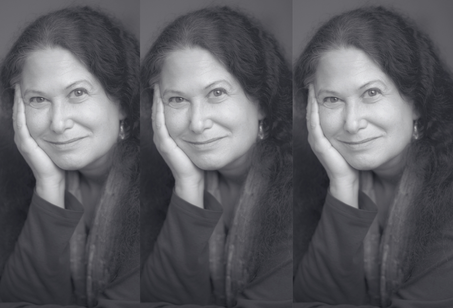 Black and white headshot of Jane Hirshfield