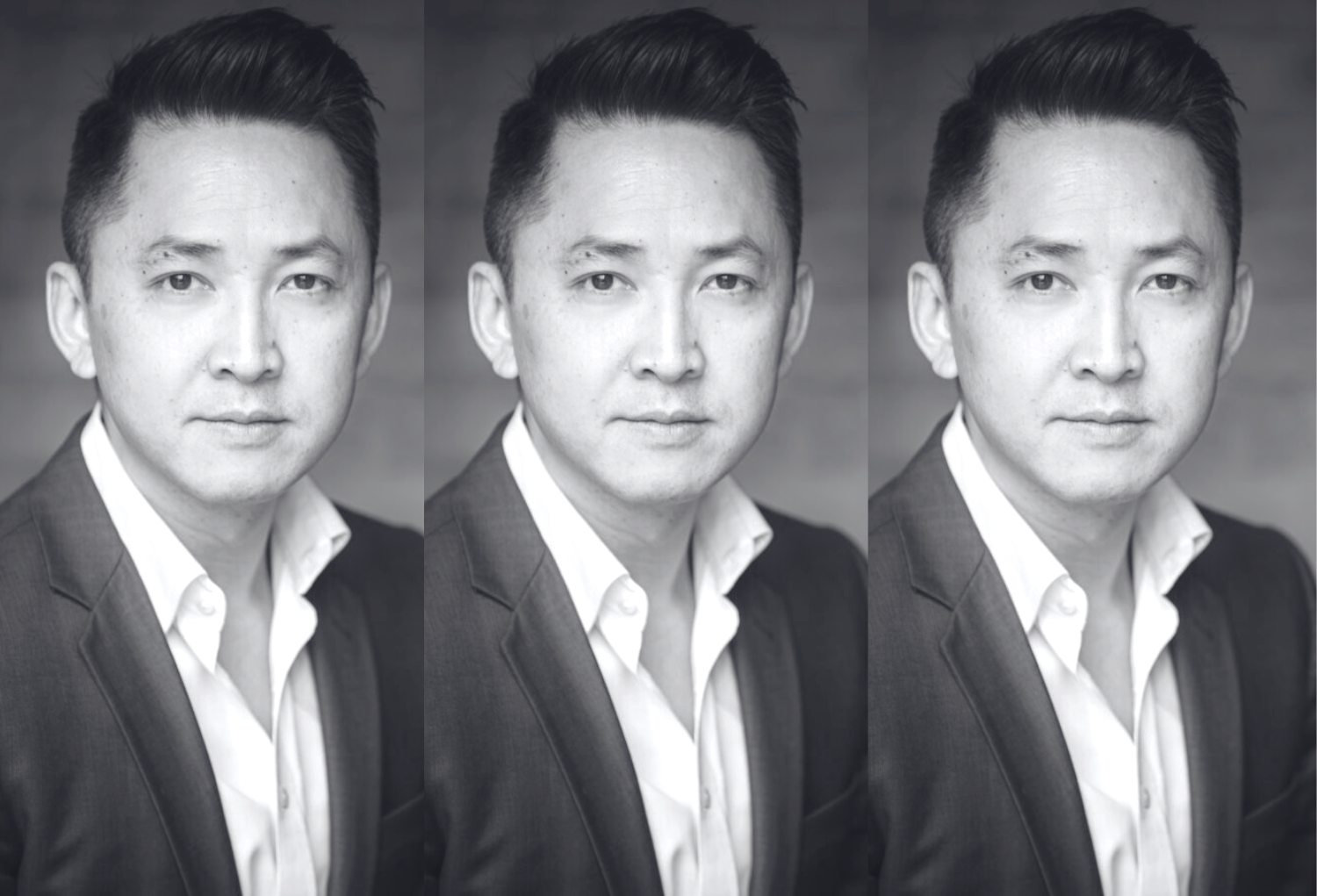 Black and white headshot of Viet Thanh Nyguen