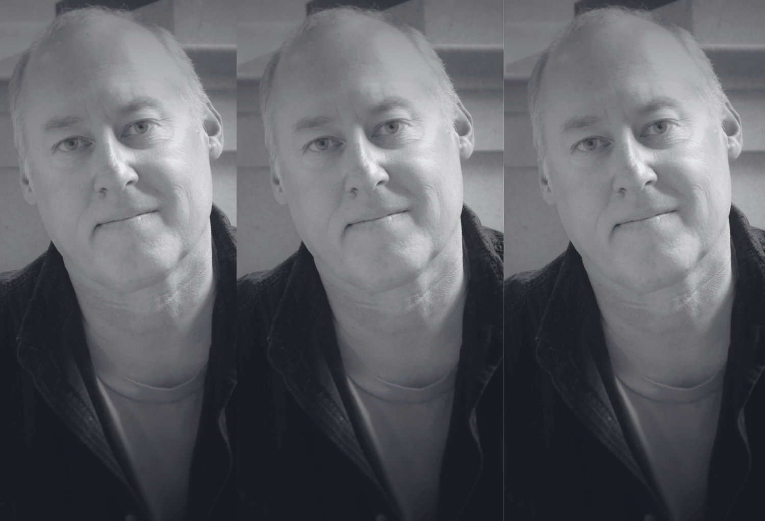 Black and white headshot of Stewart O'Nan