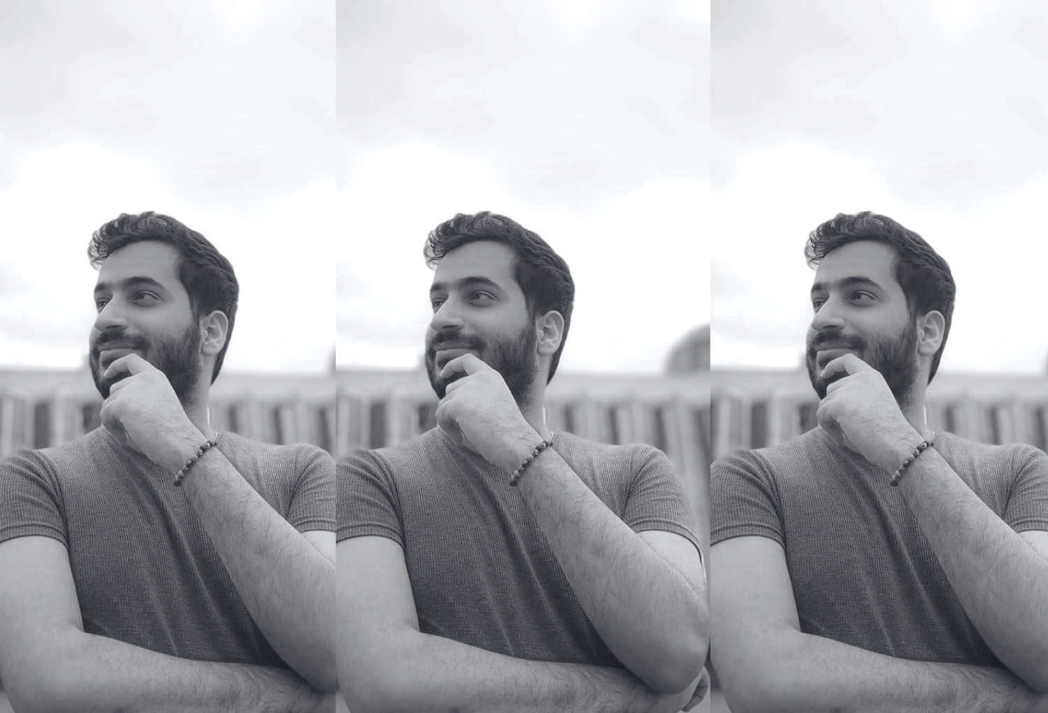 Black and white headshot of Yahya Ashour