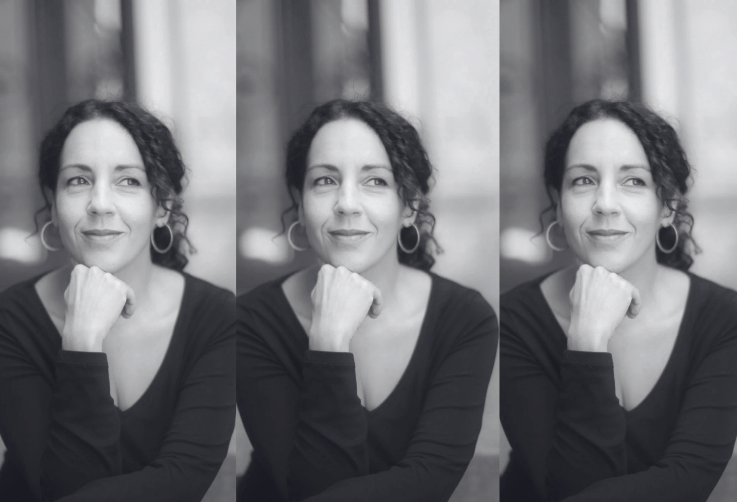 Black and white headshot of Angie Cruz