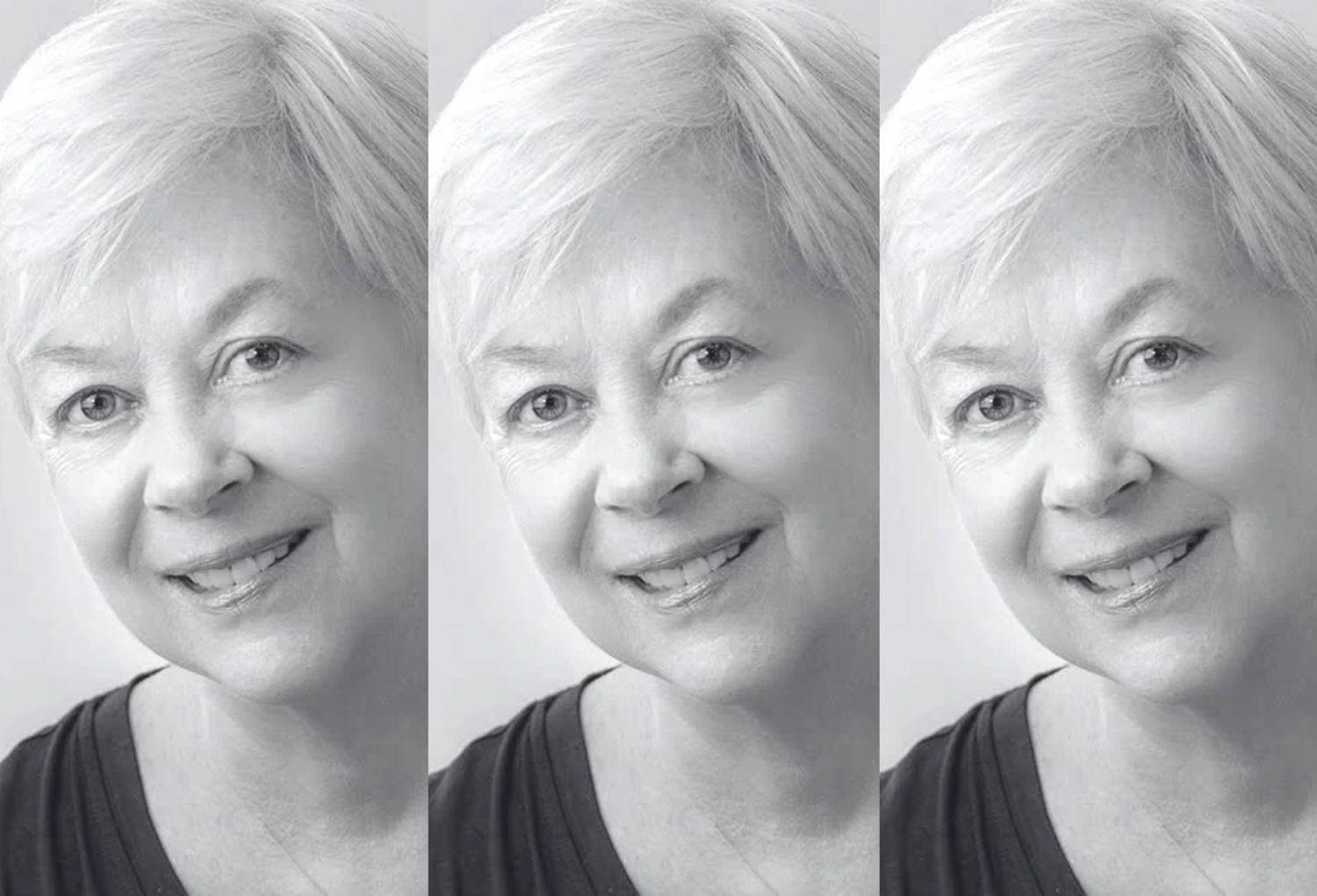 Black and white headshot of Allison Funk
